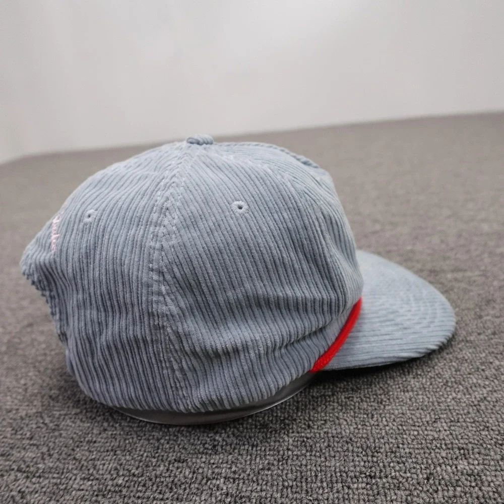 YOU KNOW. Hat Cap Snap Back Mens One Size Blue Corduroy Climbing Ascent Studio